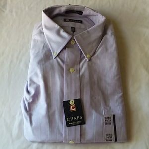 Chaps purple dress shirt